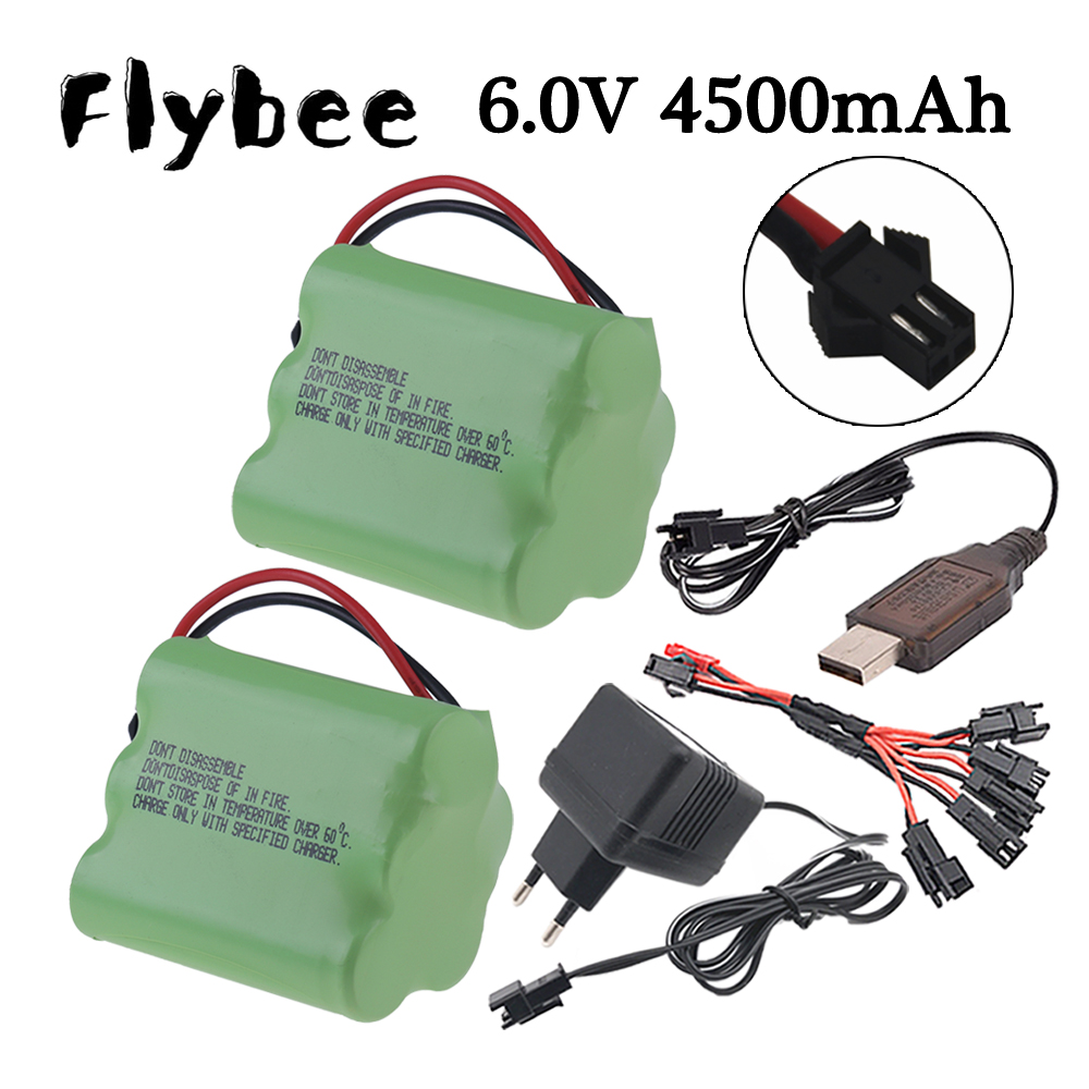 Rc And Hobby - 6v 4500mAh Ni-MH Battery SM Plug