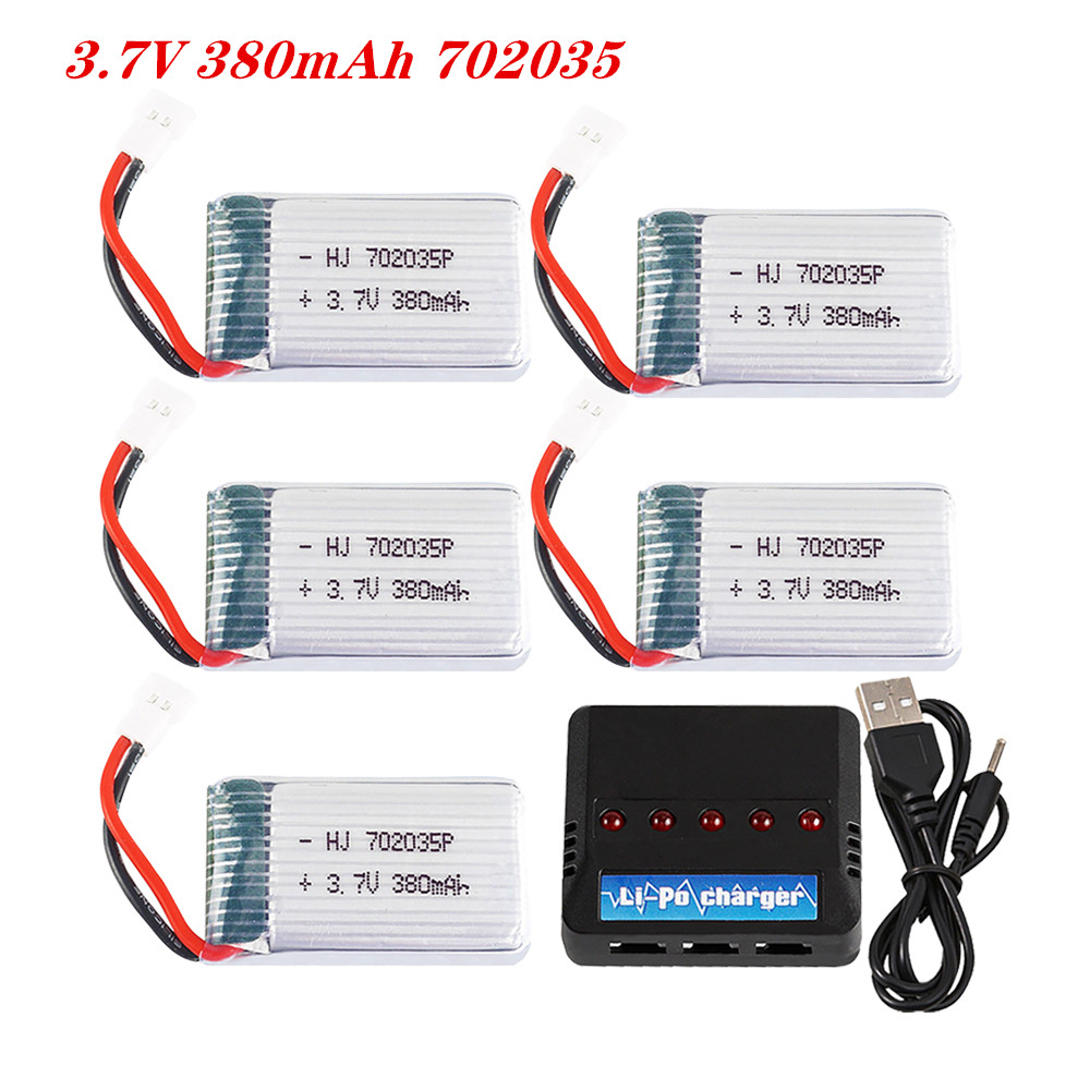 Rc And Hobby - 3.7V 380mah 702035 Lipo Battery Rechargeable