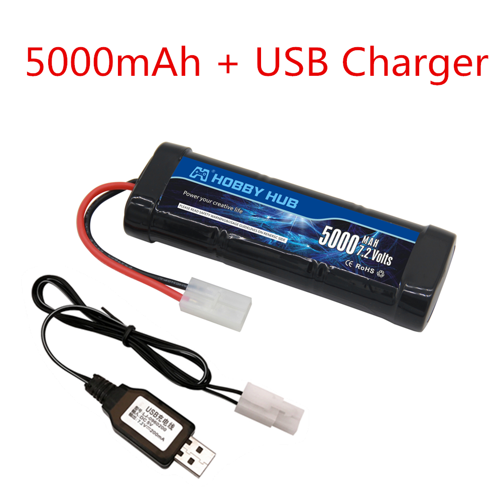 7.2V 5000mAh Ni-MH Battery Pac - Rc And Hobby ulasan dan harga