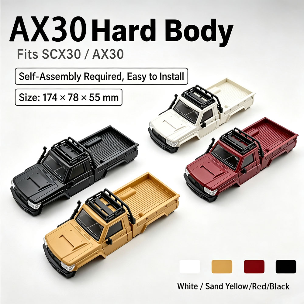 AX30 Pickup Hard Body Shell Fo - Rc Hobby Grade Truck ulasan dan harga