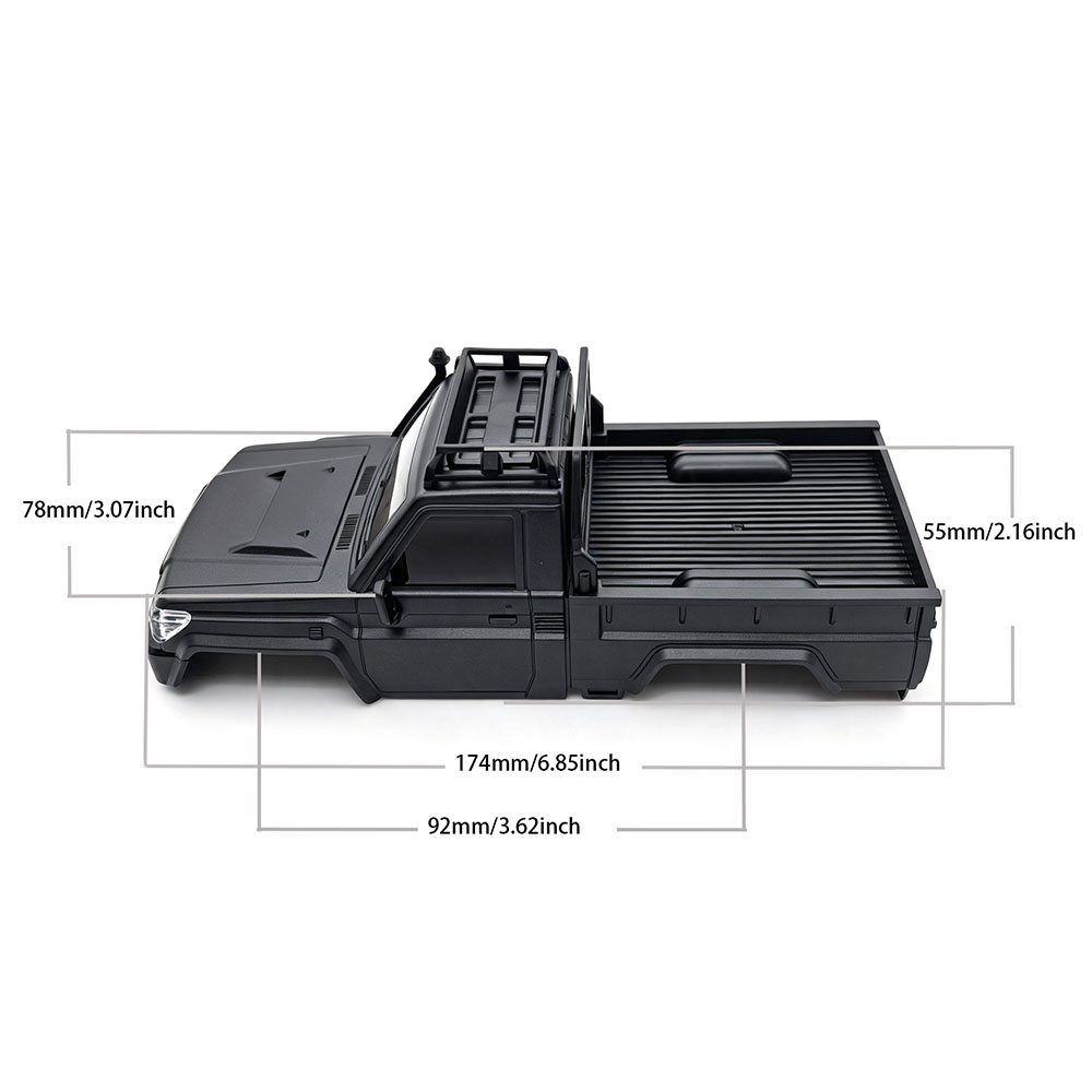 AX30 Pickup Hard Body Shell Fo - Rc Hobby Grade Truck ulasan dan harga