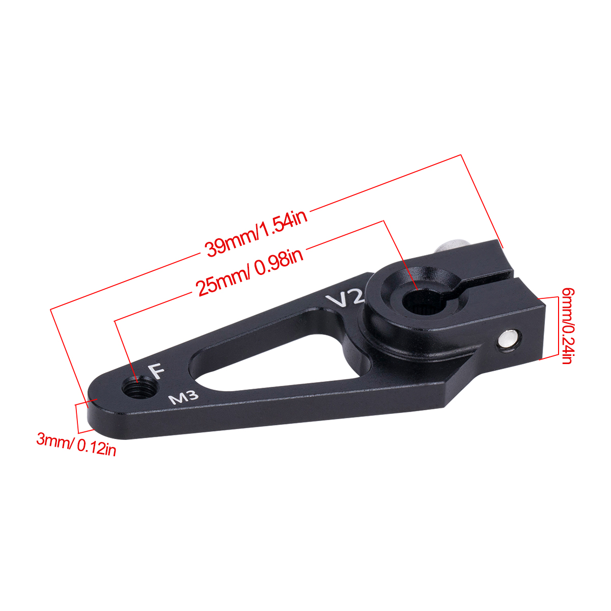 7075 Aluminum 25T Servo Horn M - Rc Hobby Factory ulasan dan harga