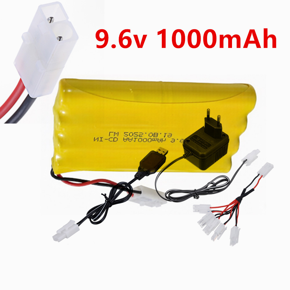 9.6v 1000mAh Ni-CD AA Recharge - Rc Hobby Trucks ulasan dan harga