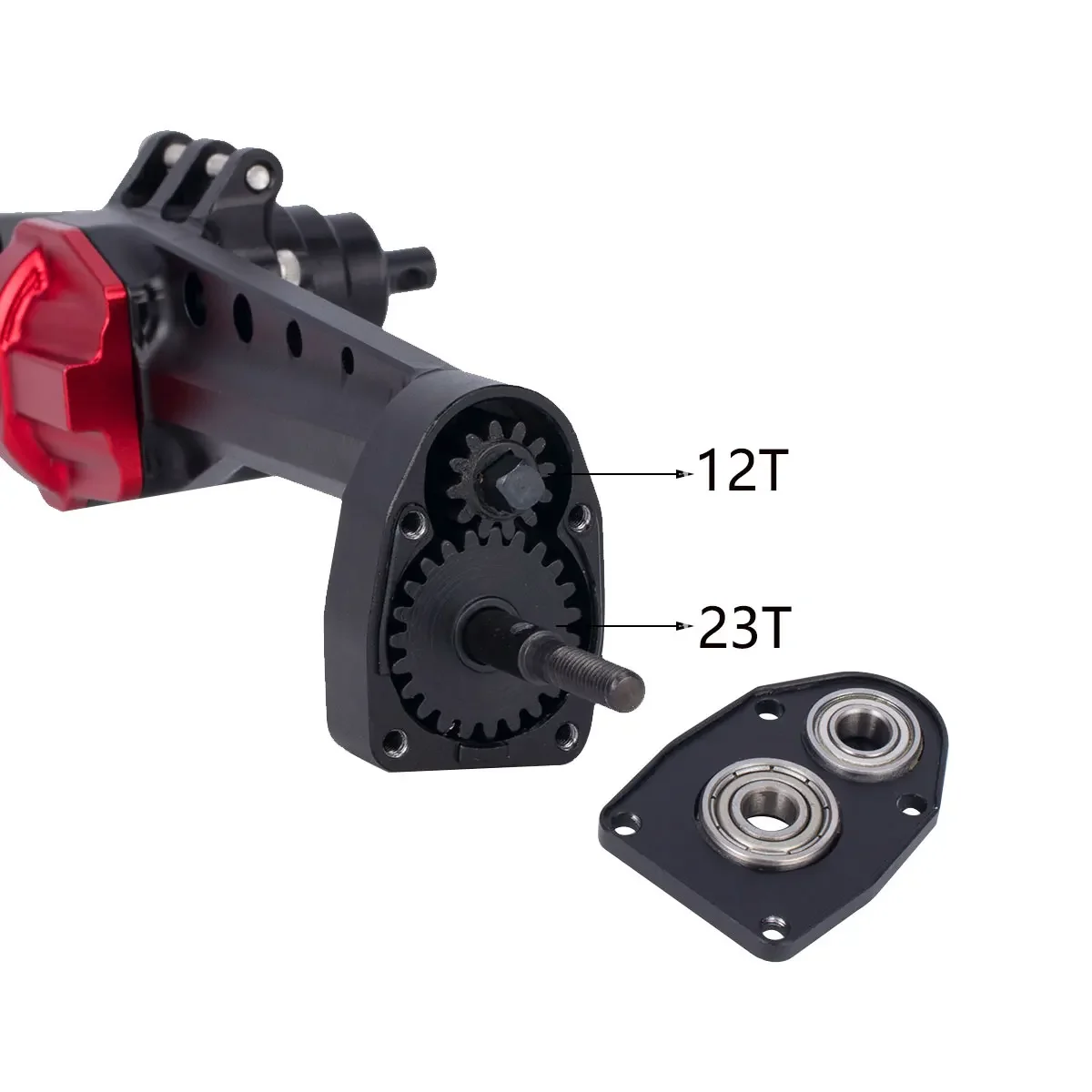 CNC Aluminum SCX10 III Front R - Rc Hobby Factory ulasan dan harga