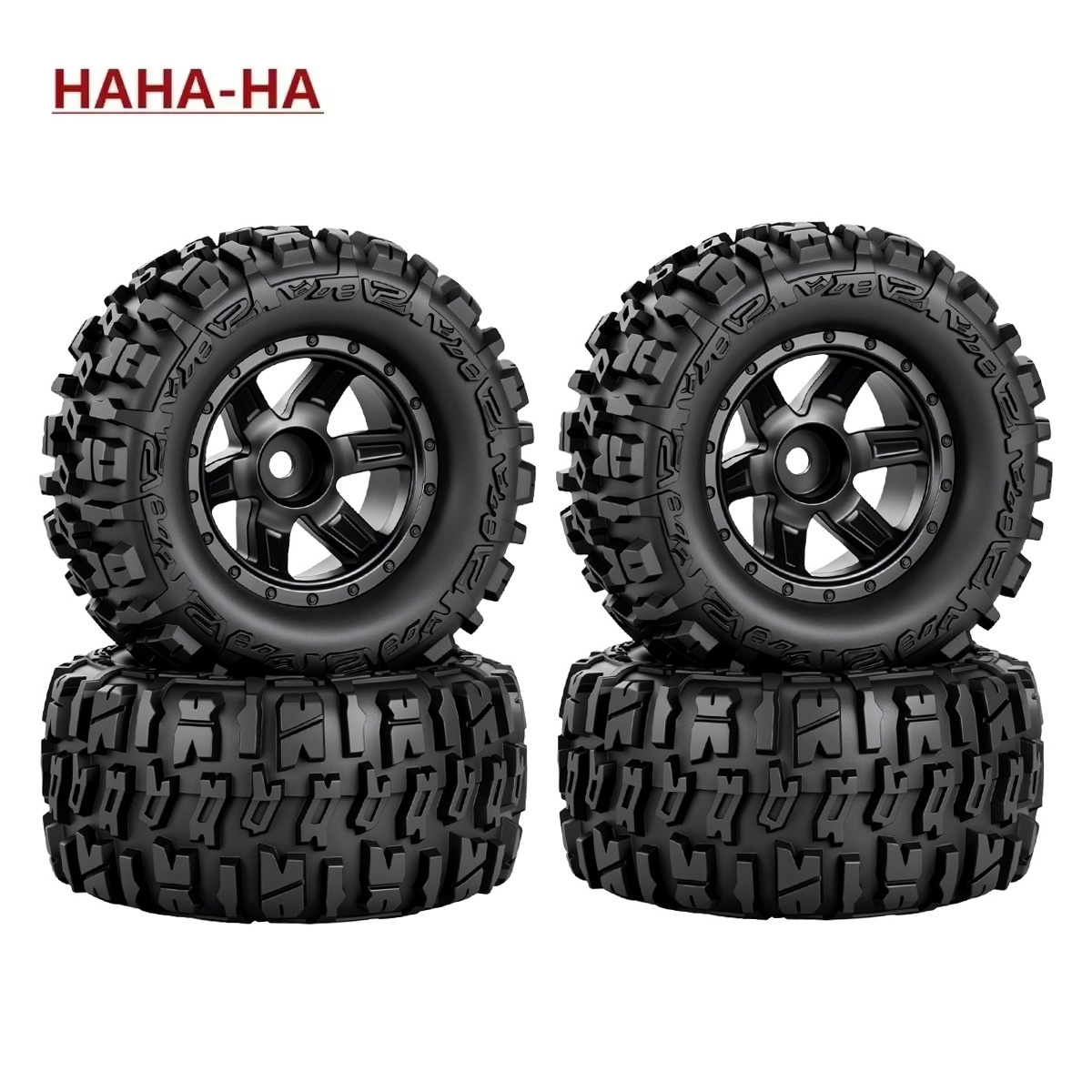 4Pcs 87mm Rubber Tires Wheels  - Rc Hobby Trucks ulasan dan harga