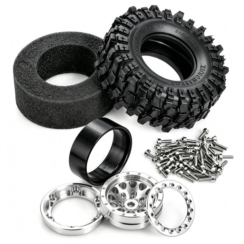 X18A-1.3 Inch RC Beadlock Whee - Rc Hobby Trucks ulasan dan harga