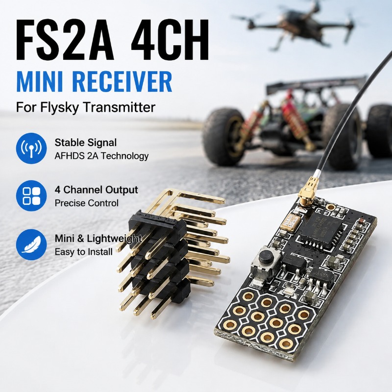 FS FS2A-4CH 4 Channel PWM Rece - Rc And Hobby ulasan dan harga